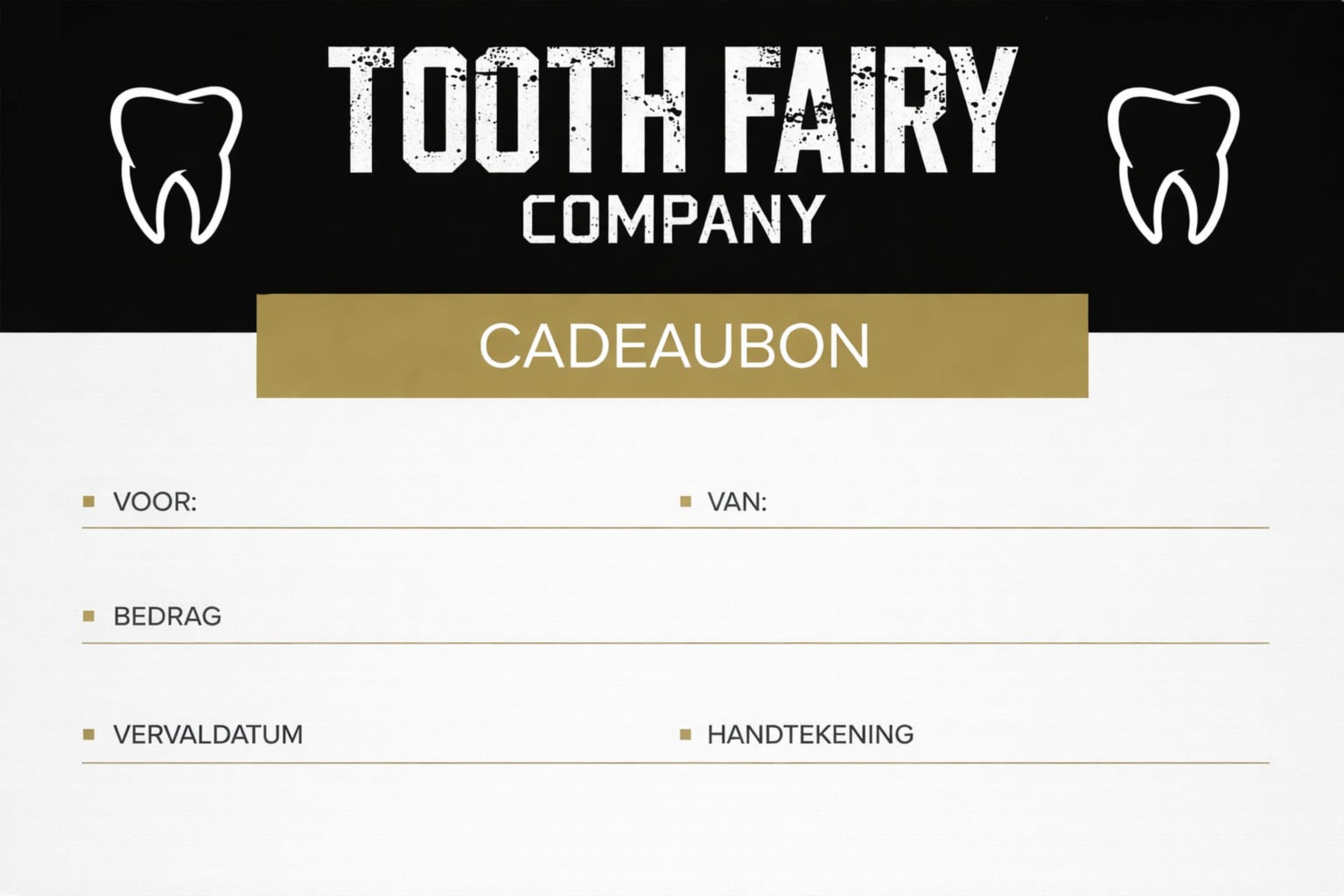 ToothFairy Cadeaubon
